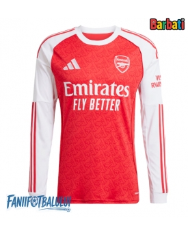 Arsenal Tricou Fotbal Replică 2025-26 Barbati Acasa Mâneci Lungi